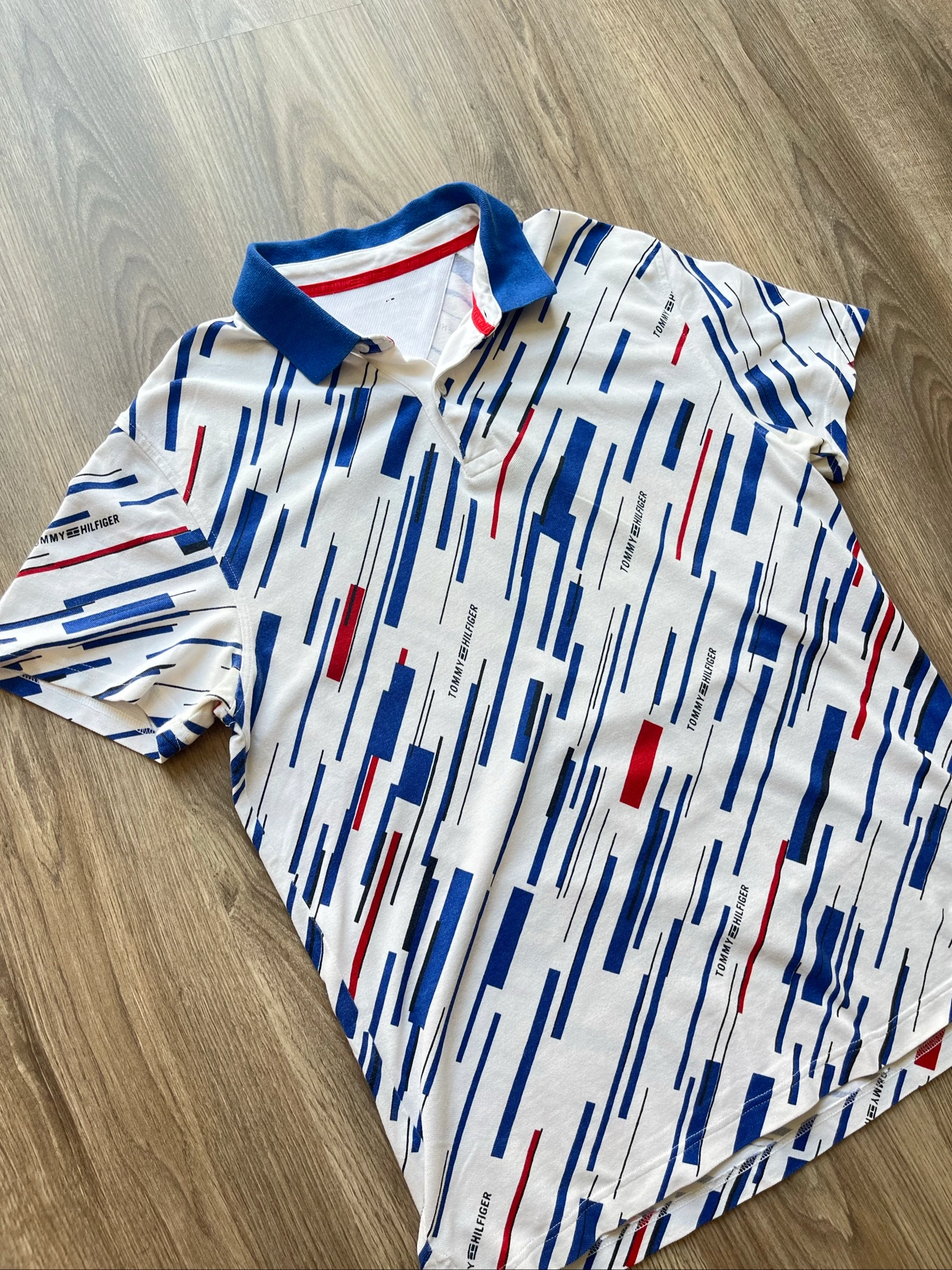 Tommy Hilfiger knit Wool Vintage Y2K Archive Classic Streetwear Essential polo – photo 3
